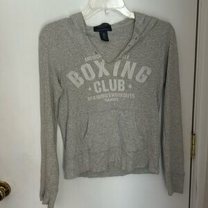 American Eagle, outfitters vintage hooded shirt, size medium